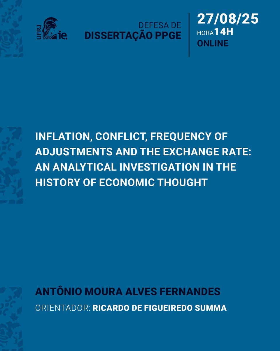 Dissertação do Antônio Fernandes a ser defendida em breve!