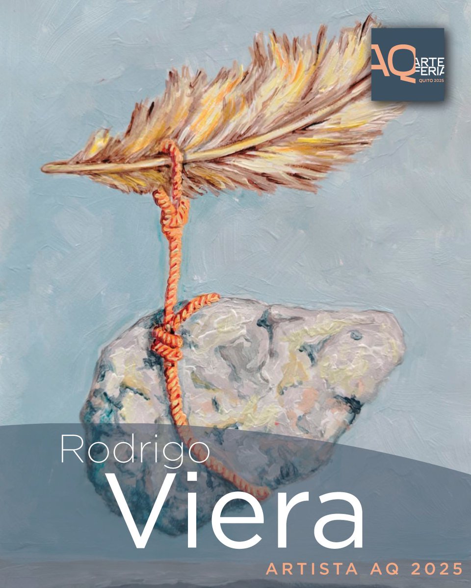 AQFeria's tweet photo. Damos la bienvenida a Rodrigo Viera, artista que estará presente en la cuarta edición de AQ Arte Feria Quito del 28 al 31 de agosto. ¡Vive la pasión del arte!
#arteecuador #artwork #obradeartes #artistaplastico #artista #finearts #artistaplástico #obradearte #arte #artistas https://t.co/GMJzI2Rbvm