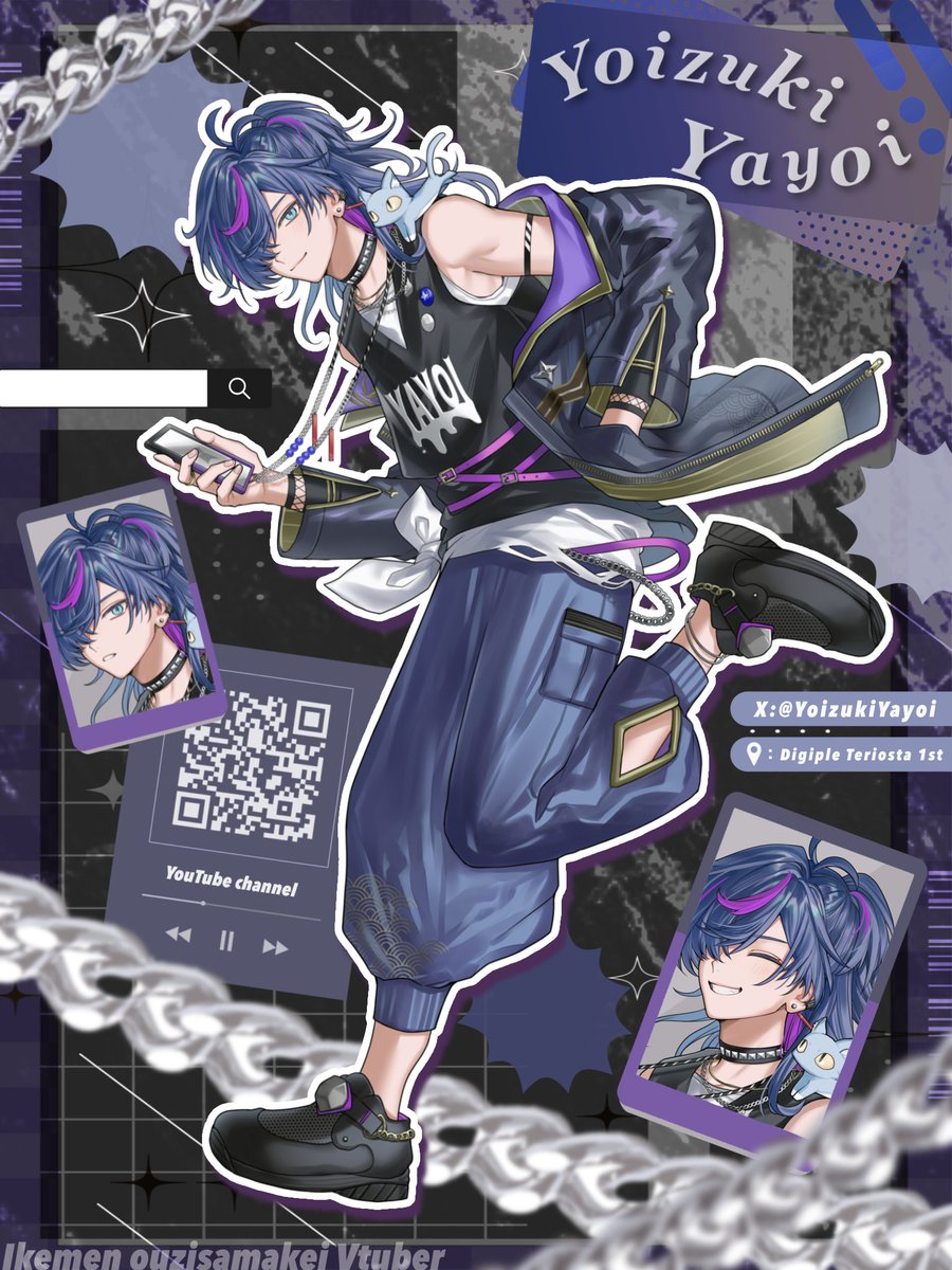 WORKS】 宵月弥生様(#YoizukiYayoi)の2025年誕生日グッズイラストを ...