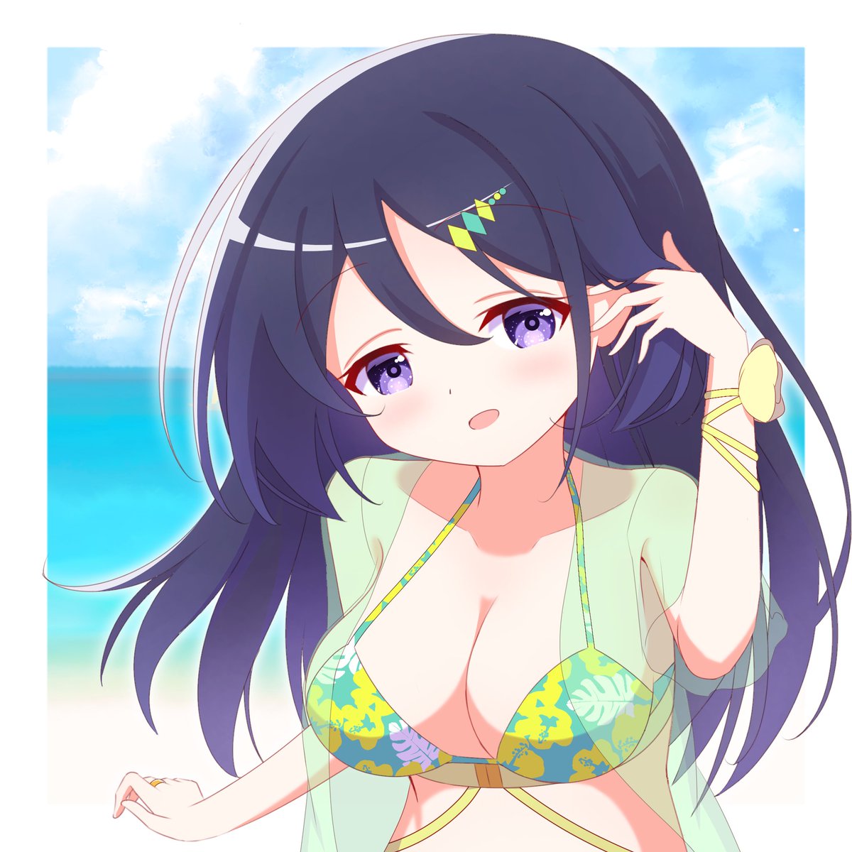 あかねぇお誕生日おめでと〜！！！🥳🎉✨㊗️🎊✨
あかねぇは絶対髪下ろすのも似合うと思うんです！
#アサルトリリィ_FA 
#渡邉茜生誕祭2025