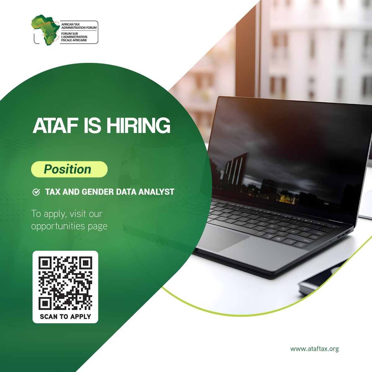 ATAFtax's tweet photo. Opportunity at ATAF:

We are seeking applications for a Tax and Gender Data Analyst.

🔗Apply here: https://t.co/7uV9qsnohq

#ATAF
#Opportunities https://t.co/yM9dNF9pwU