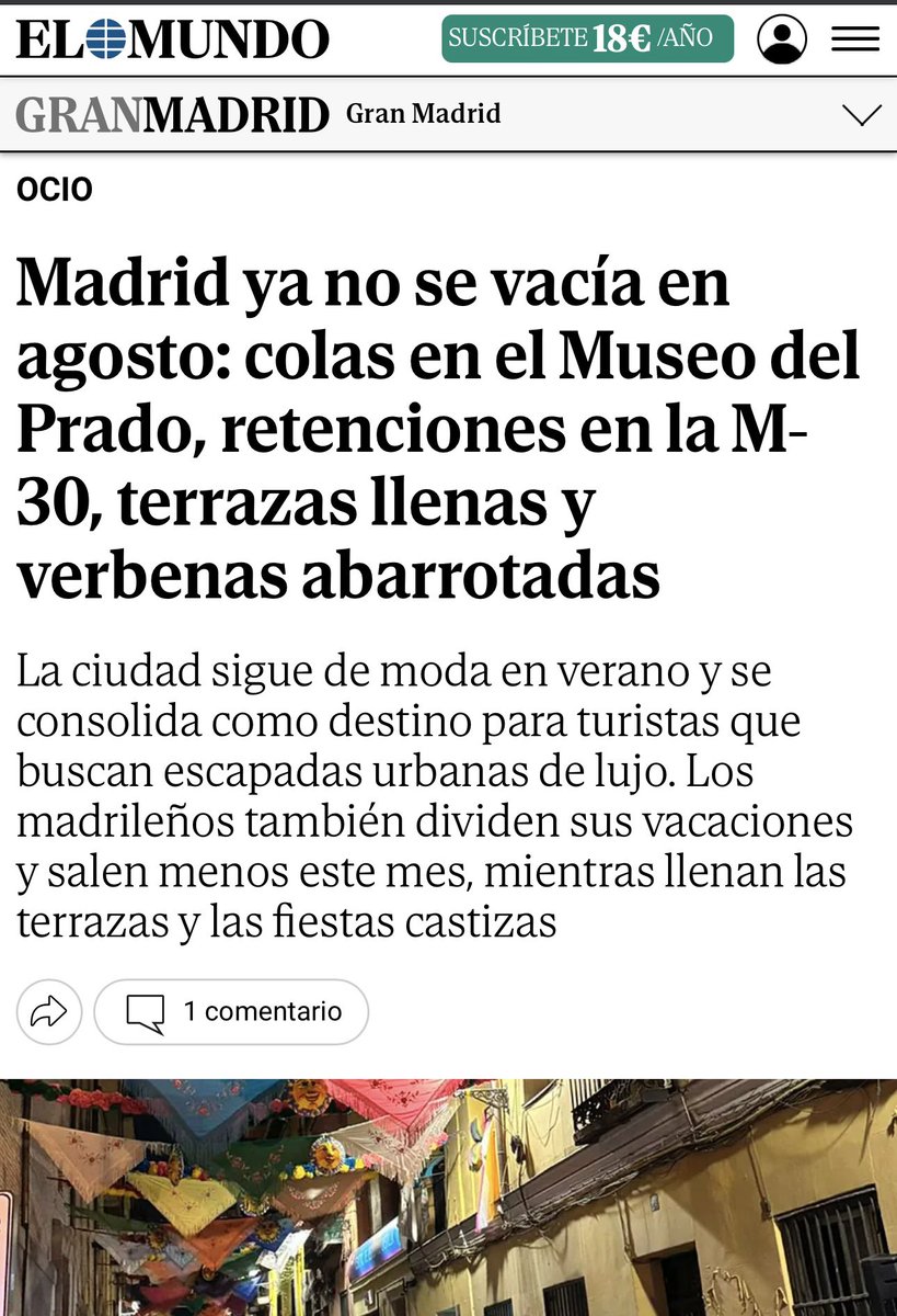 Esta es la forma romántica de decir que la gente no tiene un puto duro para irse de vacaciones y tienen que conformarse con las terrazas y las verbenas. Pero España va como un cohete.