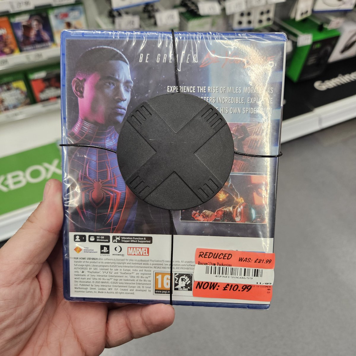 SPIDERMAN MILES MORALES on #PS5 in #ASDA for £10.99 - BARGAIN!!!