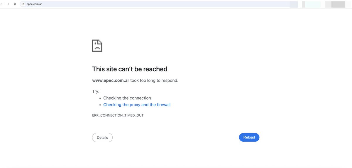 _venarixES_'s tweet image. 🇦🇷 La Empresa Provincial de Energía de Córdoba S.A. (@EpecOficial) se encuentra experimentando un #ciberataque en su red social de #Instagram...
#EPEC es una empresa estatal provincial responsable de la generación, transmisión, distribución y comercialización de energía eléctrica…