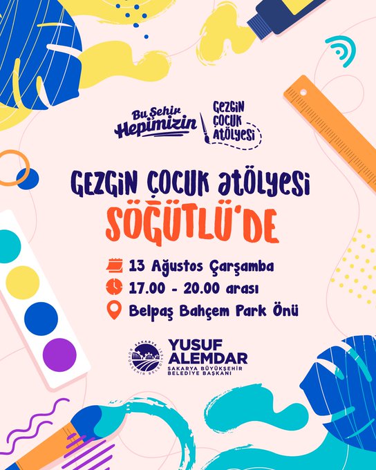 Sakarya’da Çocuklara Özel Gezgin Atölye Etkinliği