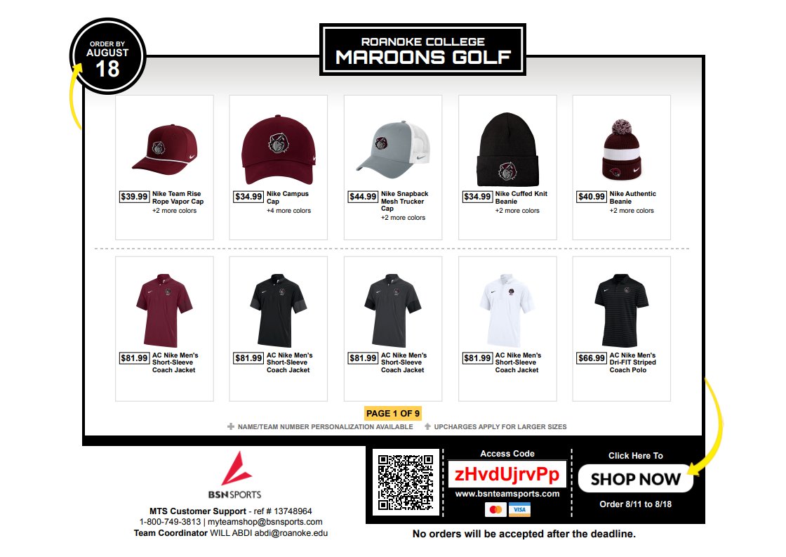Roanoke Golf Team tweet media