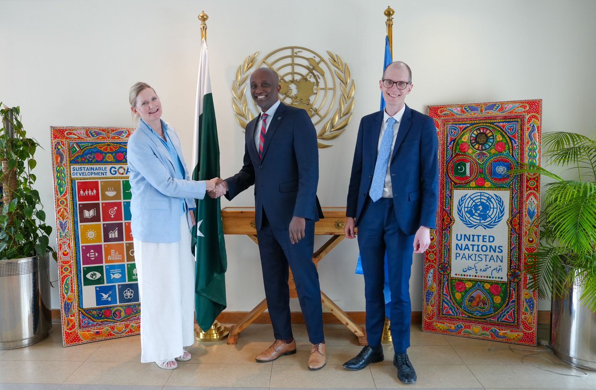 Mo Yahya (@momalindi) on Twitter photo Welcomed incoming <a href="/ukinpakistan/">UK in Pakistan ๐ฌ๐ง๐ต๐ฐ</a> Development Director <a href="/samwaldock/">Sam Waldock</a> & bid farewell to outgoing Director <a href="/jomoir/">Jo Moir</a>.
Grateful for Joโs partnership in advancing ๐บ๐ณ๐ค๐ฌ๐ง cooperation for Pakistanโs sustainable development, & looking forward to working with Sam to build on this collaboration Welcomed incoming <a href="/ukinpakistan/">UK in Pakistan ๐ฌ๐ง๐ต๐ฐ</a> Development Director <a href="/samwaldock/">Sam Waldock</a> & bid farewell to outgoing Director <a href="/jomoir/">Jo Moir</a>.
Grateful for Joโs partnership in advancing ๐บ๐ณ๐ค๐ฌ๐ง cooperation for Pakistanโs sustainable development, & looking forward to working with Sam to build on this collaboration
