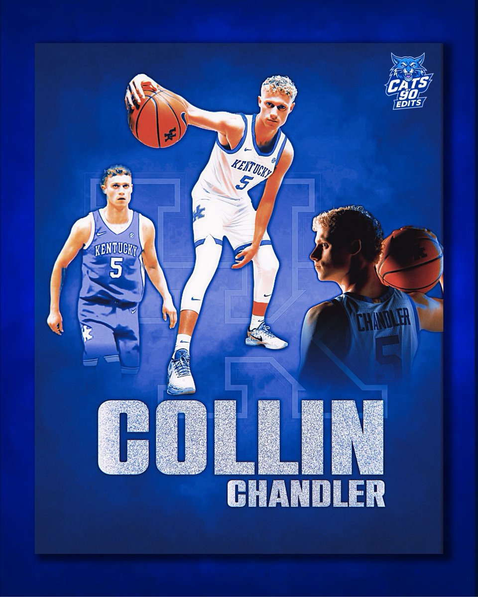 BigBlueDylan's tweet photo. Up next in our Player Profile series: Collin Chandler steps into the spotlight — the 10th installment in our 14-part breakdown of the 2025-26 roster. Dropping soon! 
#BBN | #KentuckyBasketball https://t.co/5D3SvrDv1U