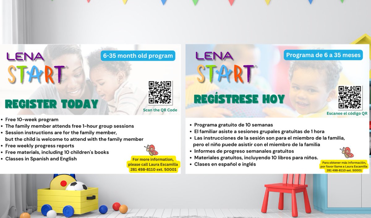 Got a 6-35 month or 3-year-old? 📚 Give them a great start! Register today for our Pre-K Prep programs at  aliefisd.net/o/fce/page/pre…
<a href="/AliefISD/">Alief ISD</a>