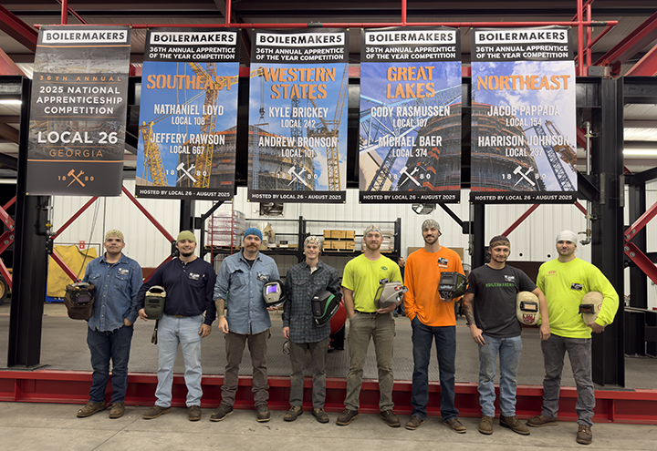 Wish these #Boilermaker competitors and their areas luck 🙌 this week at the 2025 Boilermakers National Apprenticeship Competition hosted at Local 26 near Savannah, GA! Show 'em what you've got, brothers!