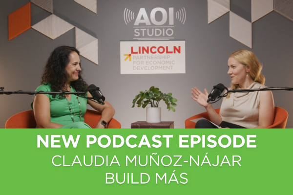 🚨 New Business LNK Podcast episode! 

Claudia Muñoz-Nájar, Owner and Founder of Build Más, joins Kathy Andersen in the AOI Podcast Studio to discuss Build Más, a 2025 LaunchLNK recipient!

Listen here 🎧 ow.ly/NLNc50WCObS