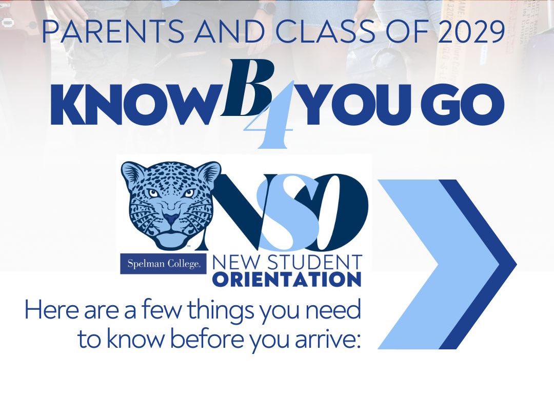 SpelmanCollege's tweet image. As you gear up for #SpelmanNSO, keep these tips in mind: Campus access is one-way only—please follow signage and guidance from our team. We’re here to support you and ensure a smooth, memorable start to your Spelman journey. Visit tinyurl.com/y8bew8kf for FAQs and more!
