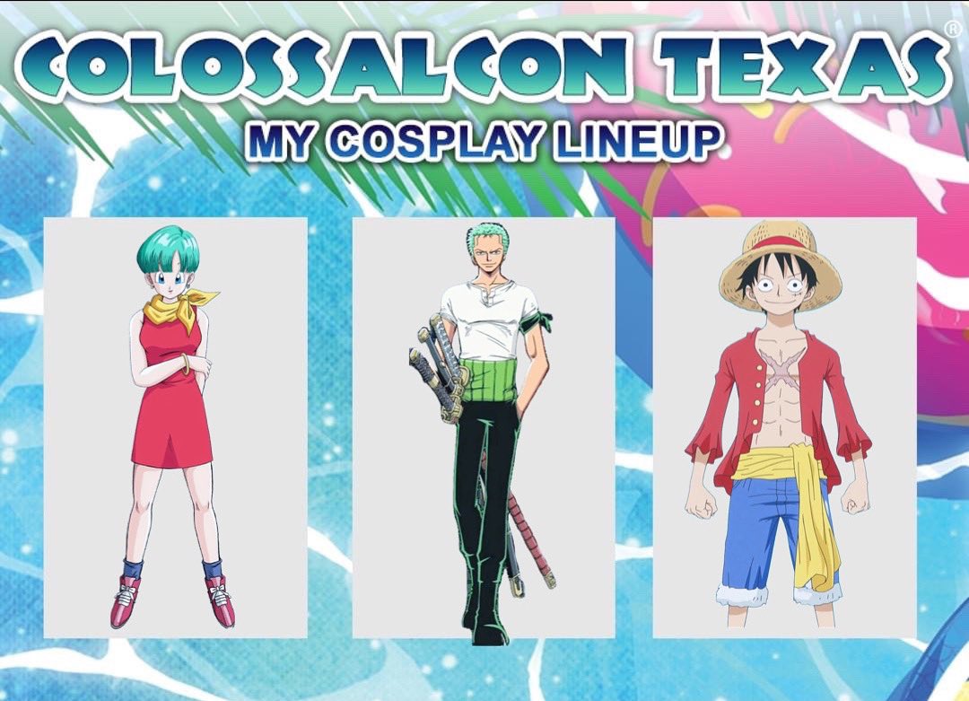 Colossalcon Texas is this week and I am excited and nervous 😅💜