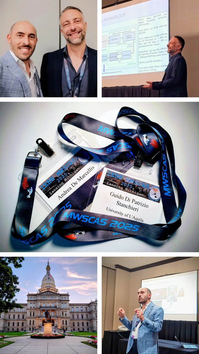 AndreaMarcellis's tweet photo. Finally, arrived in Lansing, Michigan, USA! 
Let's start with IEEE MWSCAS 2025!
We just started giving a TUTORIAL titled "Optical Wireless Communication Systems for Biomedical Implants: Basics and Advances of Biotelemetry". https://t.co/ChOEwOpPxJ
