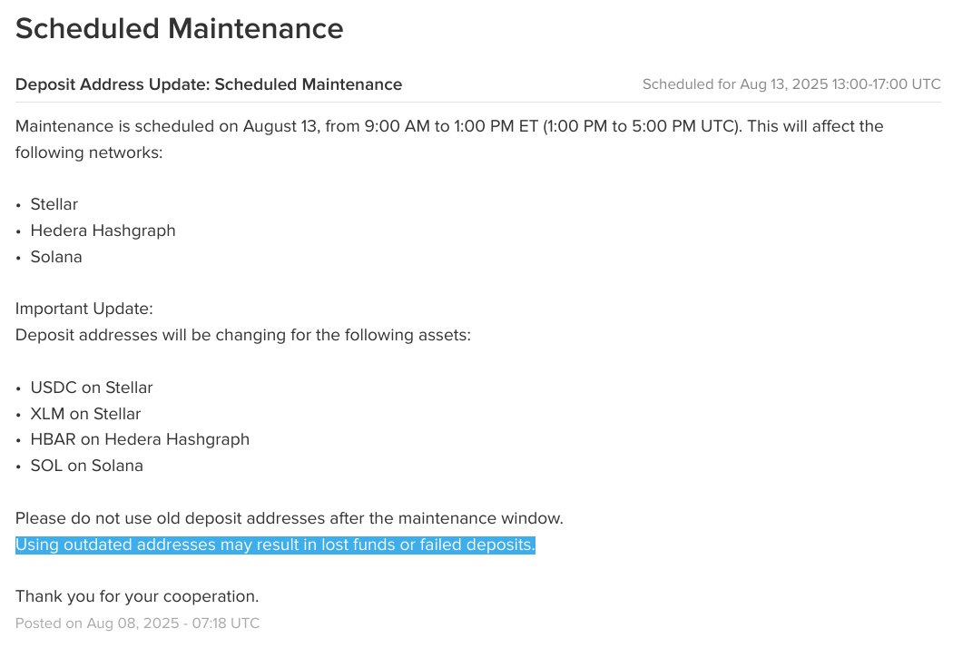 Scheduled Maintenance: status.xprnetwork.org