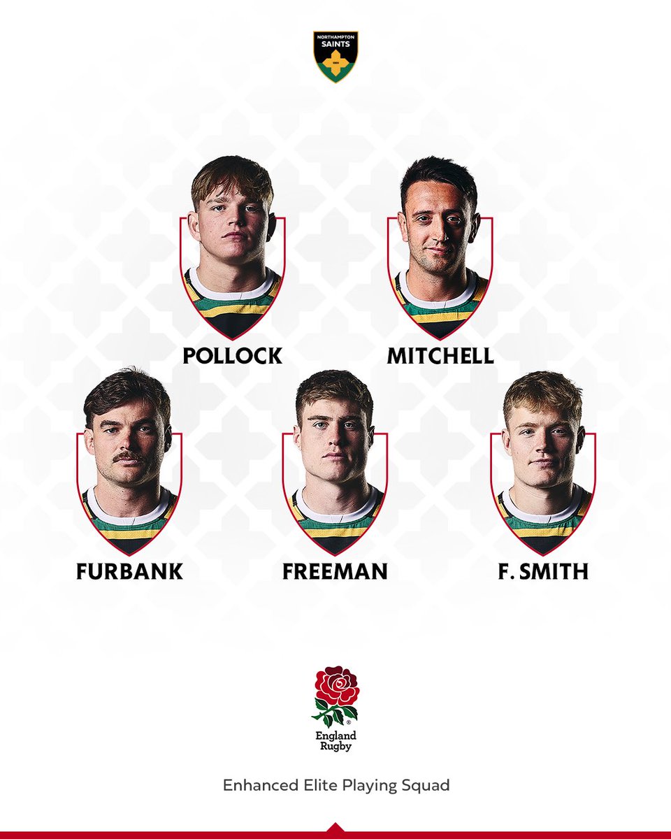 There are five Saintsmen in England’s Enhanced Elite Player Squad for 2025/26 🌹

northamptonsaints.co.uk/news/five-sain…