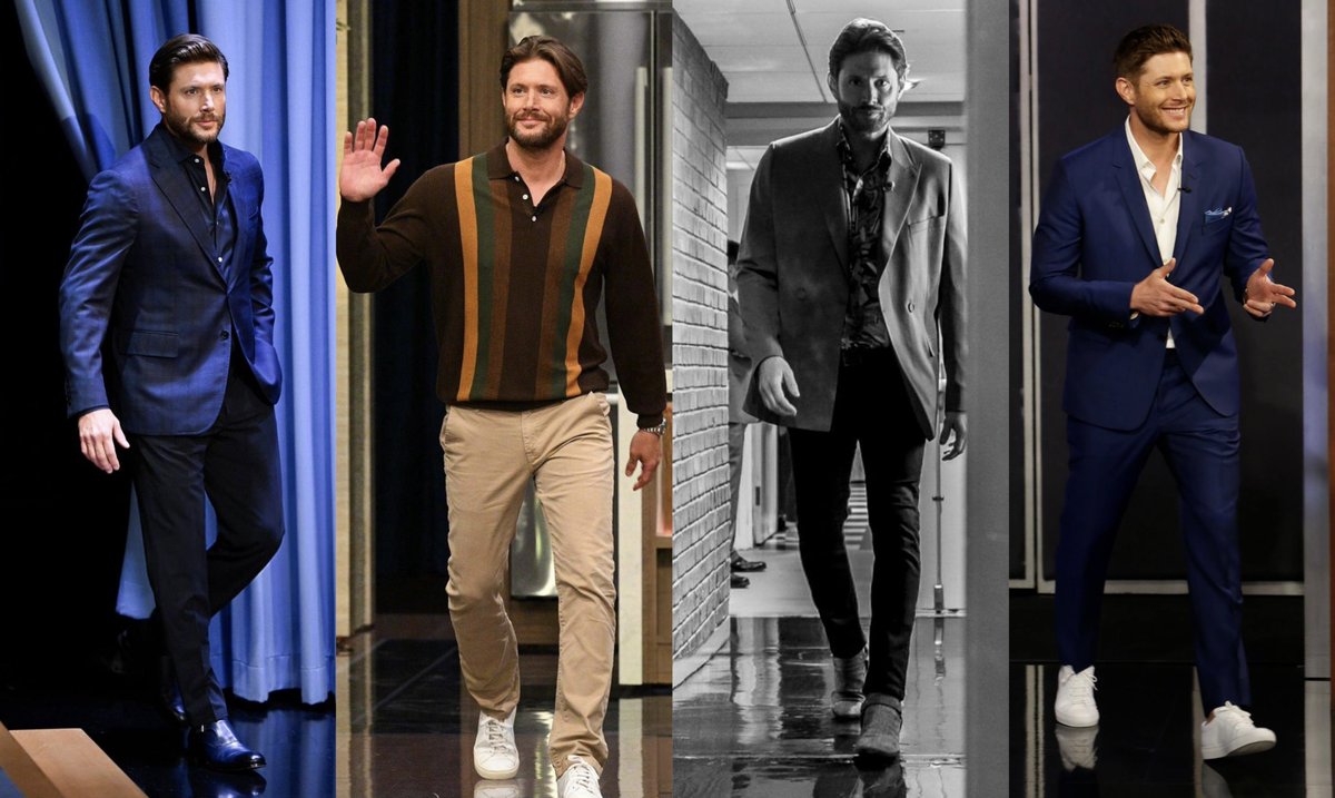 no one does a talk show entrance like jensen ackles