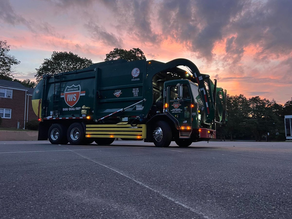 Rise and shine! ☀️ This beautiful sunrise serves as a reminder of the hard work and dedication we bring to our essential services every day. We're committed to keeping our communities clean and #sustainable! ♻️ 
#InterstateWasteServices #ActionCarting #MondayMotivation