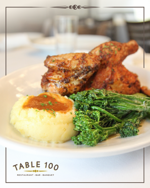 Start your week on a high note with our Sweet Tea Brined &amp; Smoked Chicken served with your choice of two homestyle vegetables, warm cornbread, and a drink. Mondays never tasted so good!