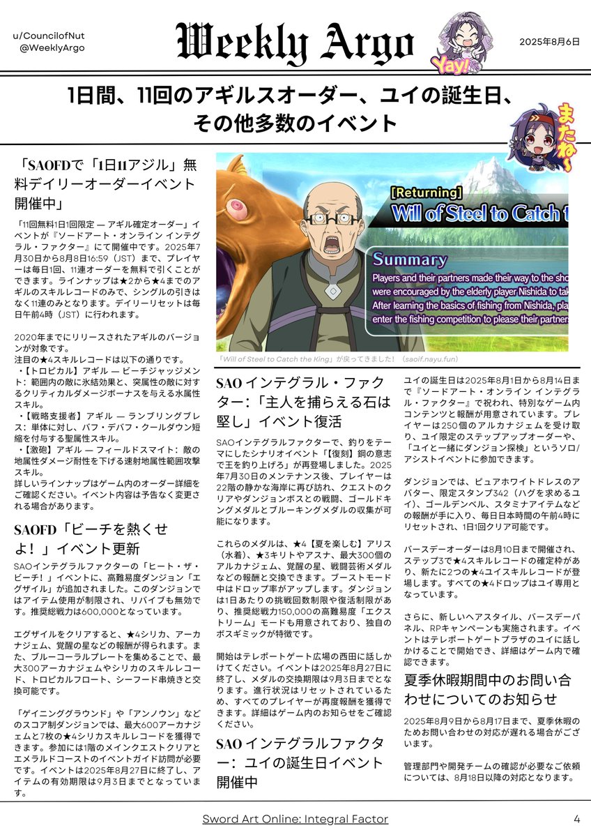 Weekly Argo🐀 (@WeeklyArgo) / Posts / X
