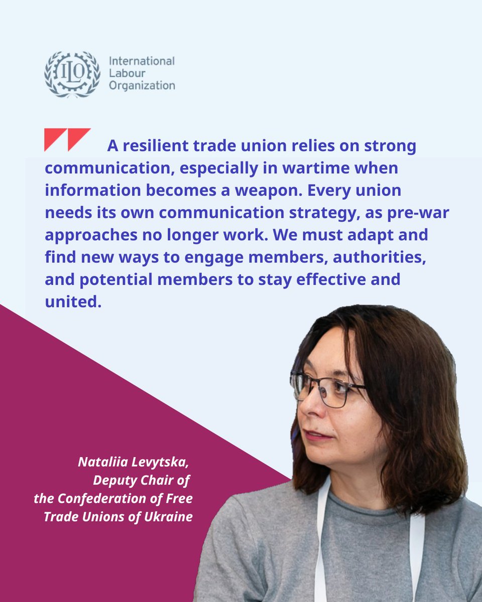 ILO_Ukraine's tweet photo. In Lviv, 30+ 🇺🇦 trade union leaders learned how to counter disinfo, reach workers & advocate for rights. 📷 Hear their voices. #ILOUkraine #ACTRAV #StopDisinformation https://t.co/zpii3wQJhu