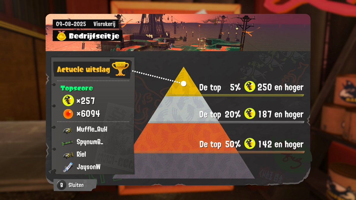 SpynumB_'s tweet photo. Ggs friends! #splatoon3 https://t.co/exxXpBwZUk
