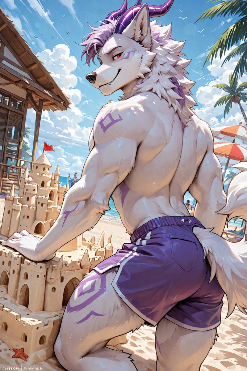 ZackAiCreates's tweet photo. Congratulations to @MicoVin_AI on 2K or 2.1k followers here's my addition to the #SandCastleAI with Lucas and lyra and Luck all enjoying themselves at the beach π₯°
Want to add again congratulations to @MicoVin_AI you deserve this your art is amazing and beautiful and expressive https://t.co/s2IOpHV9yF