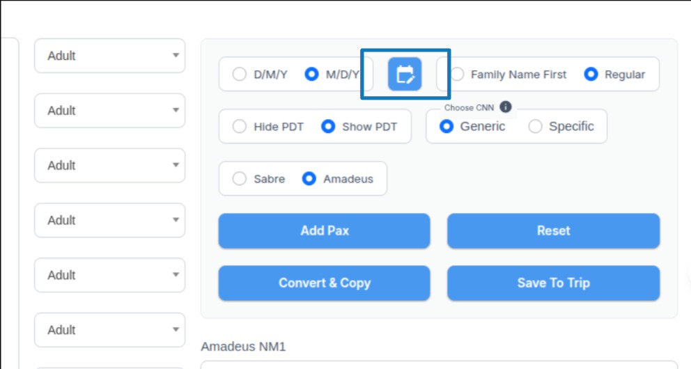 Yaalago's tweet photo. Editing date formats in Convert Pax just got a refresh 📅✏️
✅ Cleaner layout for small screens
✅ “Edit” icon shows only on hover
✅ Slide-out drawer = more space, less clutter
Smart updates for smoother workflows.
#YaalaGo #TravelTech #UXUpdate #ConvertPax https://t.co/090ivqImeK