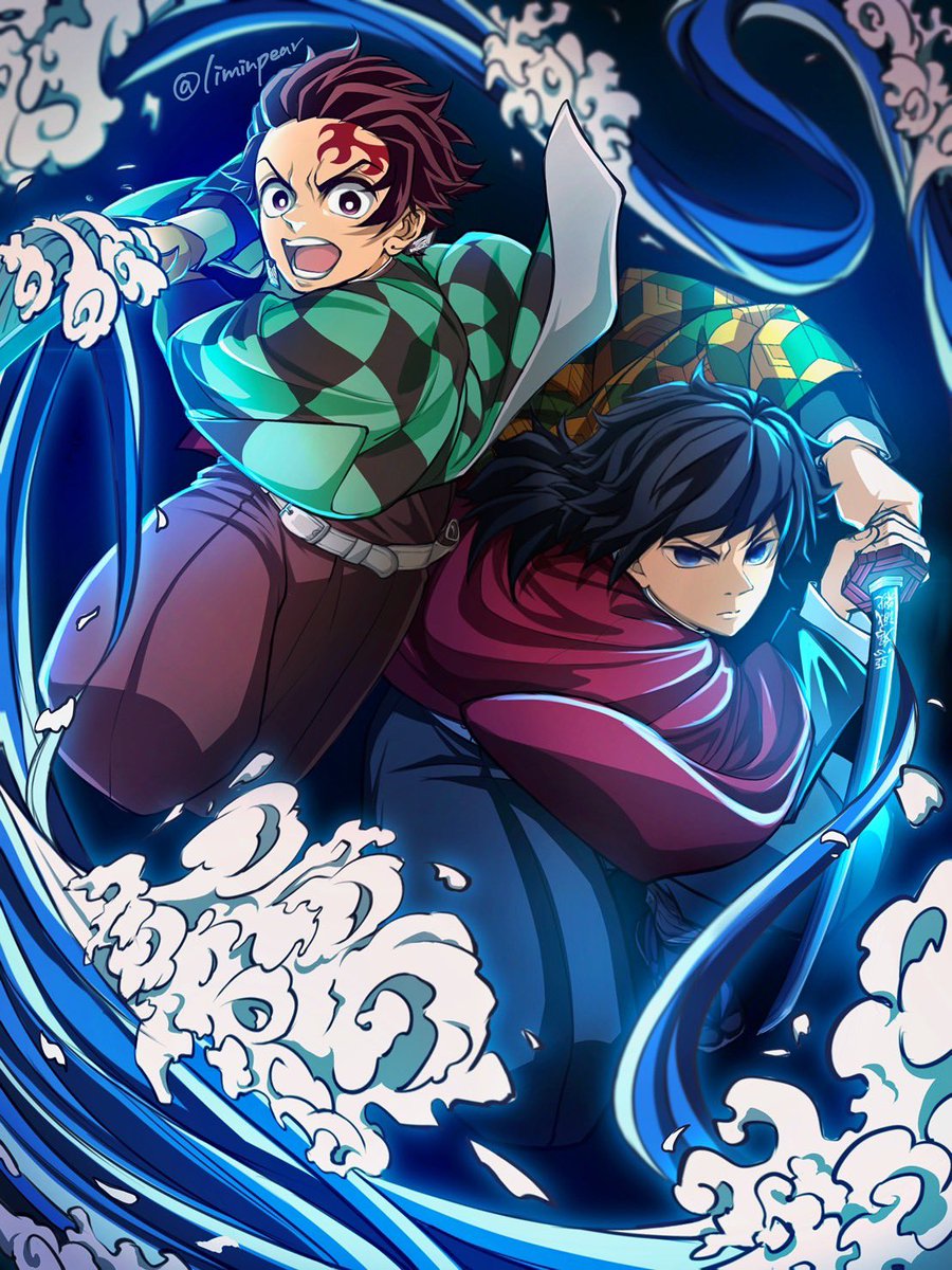 師兄弟🌊

#鬼滅の刃無限城編第一章猗窩座再来 #鬼滅の刃 #竈門炭治郎 #富岡義勇 #水柱