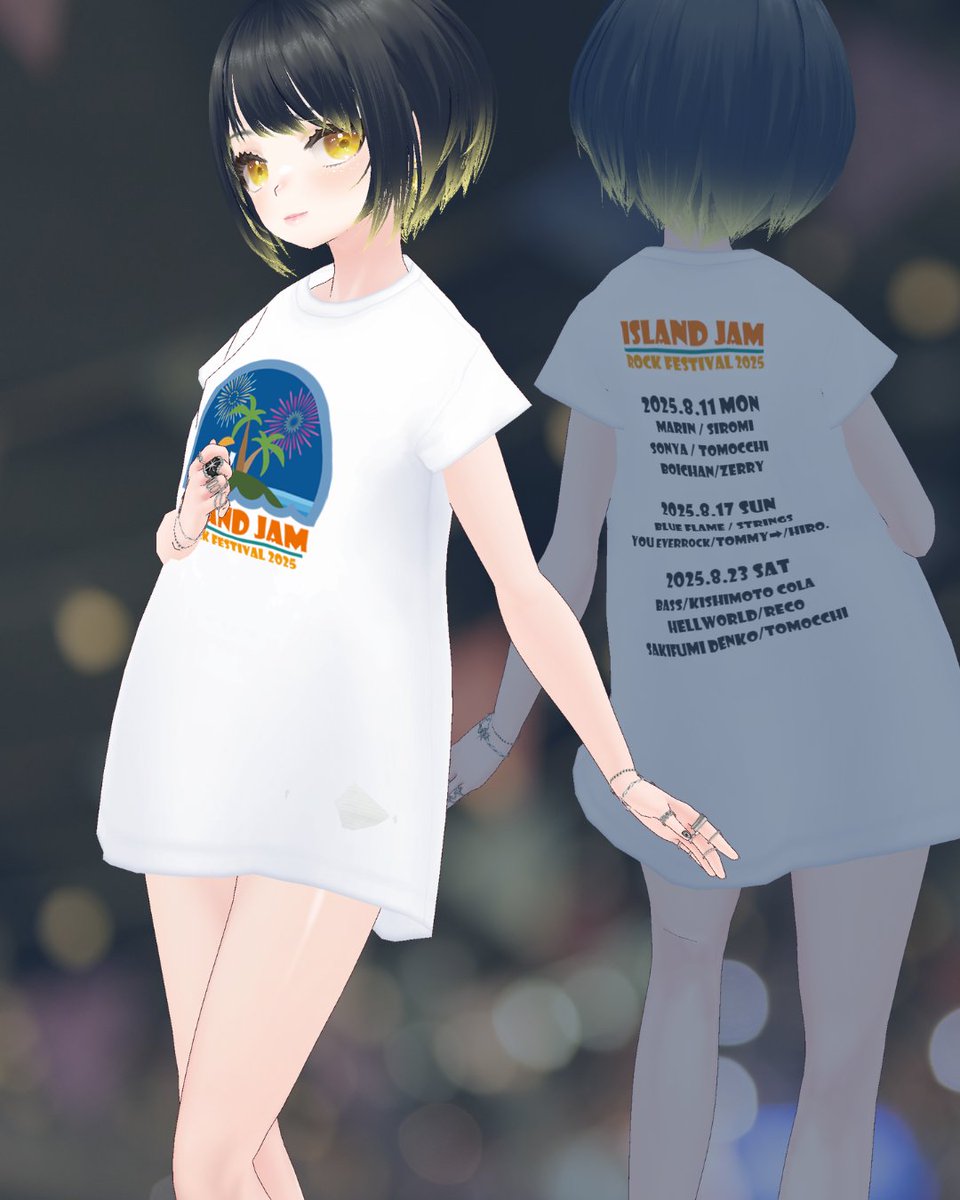 🏝️ISLAND JAM ROCK FESTIVAL 2025!!🏝️
ついに今夜から始まるよ～🌟
おはまよはDAY2に BLUE FLAME で出るよ～ん！
みんなでフェス楽しもう🎉