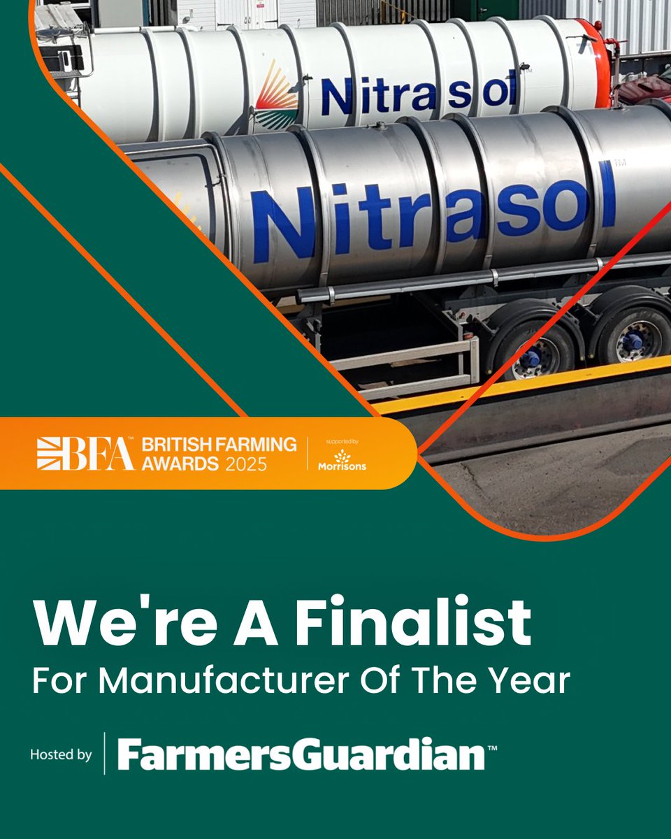 We’re a finalist for Manufacturer of the Year at the British Farming Awards 2025!

Recognised for delivering efficient, reliable liquid fertiliser systems that support growers across the UK.

Thank you to the farmers and partners who make this possible👏