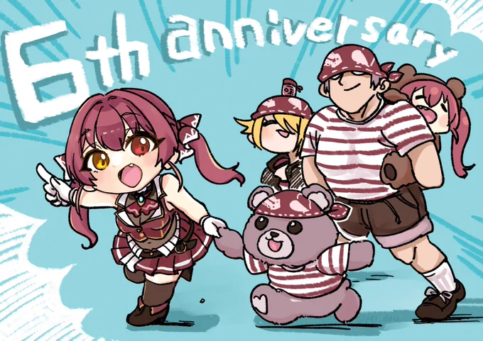 めでたい! #マリンのお宝 #宝鐘マリン6周年