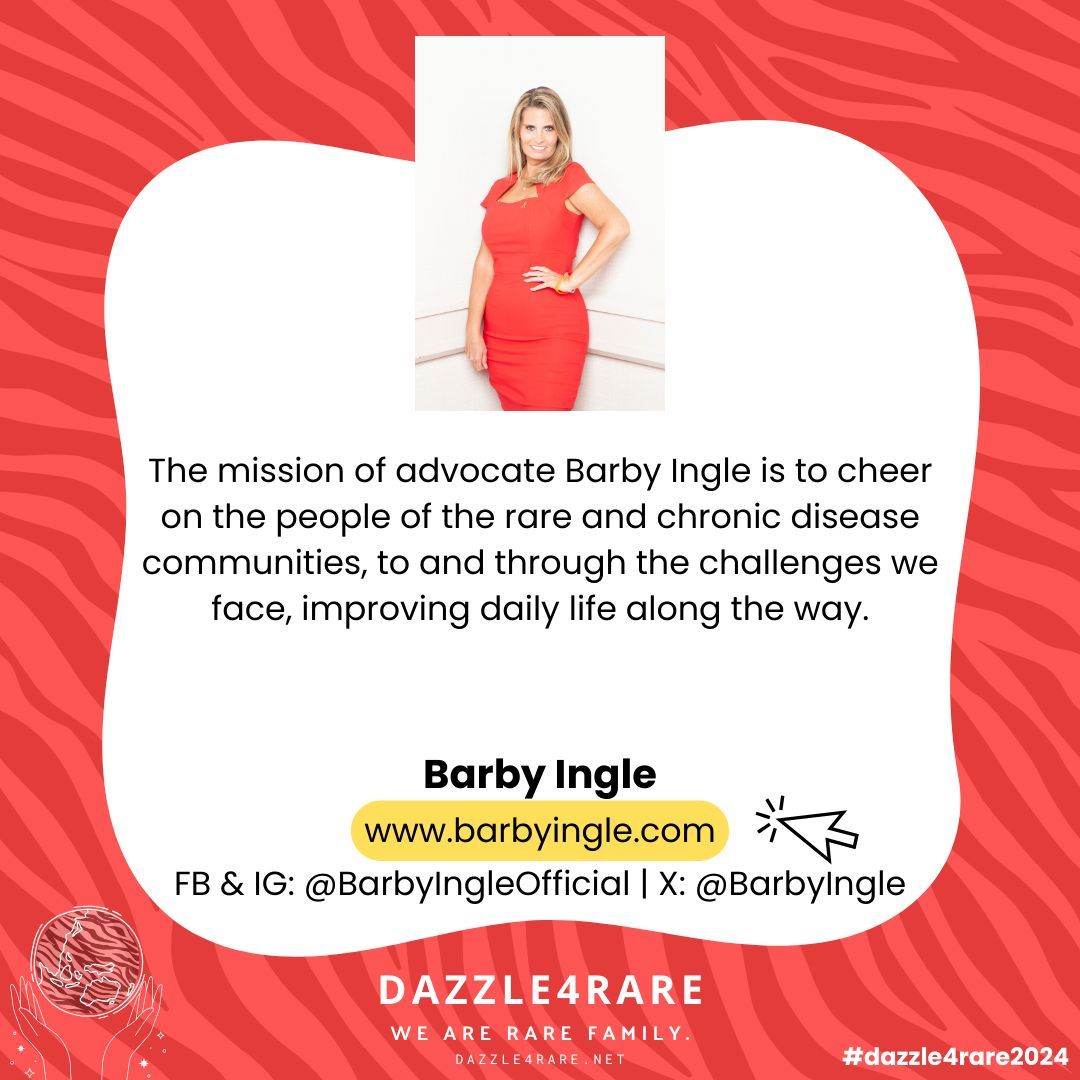 ncbrsfoundation's tweet photo. @dazzle4rare
@ataxia_and_me
@BarbyIngle
🧡💚💙 #NCBRS #NCBRSRare #Dazzle4Rare #Dazzle4Rare2025 #RareDiseaseAwareness #PatientAdvocates #PatientGroups #WorkTogether #StrongerTogether https://t.co/1FnwwZ08Bs