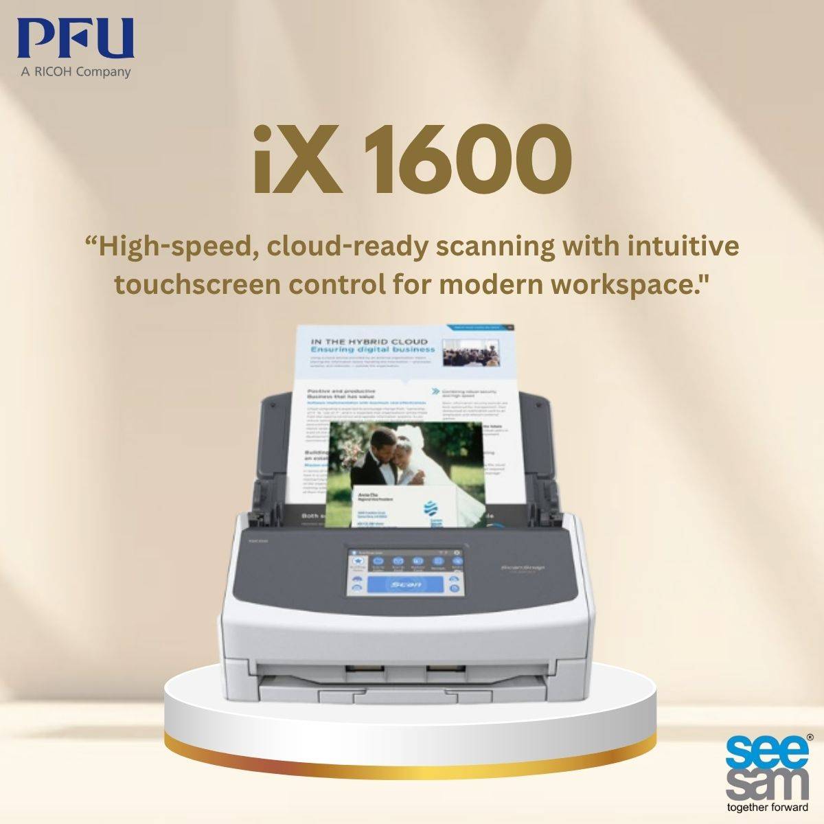 SeeSamSolution's tweet image. Simplify Your Workflow
With wireless connectivity and one-touch scanning, the iX1600 transforms piles of paper into organised digital files effortlessly.
#SeeSaamSolutions #PFU #Scanners #PFUiX1600