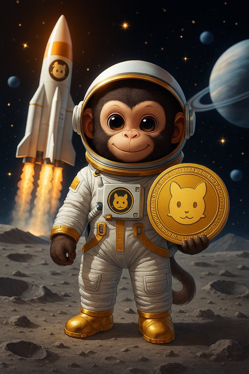abdlatifch1's tweet photo. Niko has landed on the moon holding his golden coin ๐๐ฐ
The journey has begunโฆ donโt miss the rocket to glory! ๐ฅ
#NikoCoin #MemeCoin #Crypto #Altcoin #NikoToTheMoon #MonkeyToTheMoon #BananaPower #NikoArmy #ToTheMoon https://t.co/aCdLh1TxzT