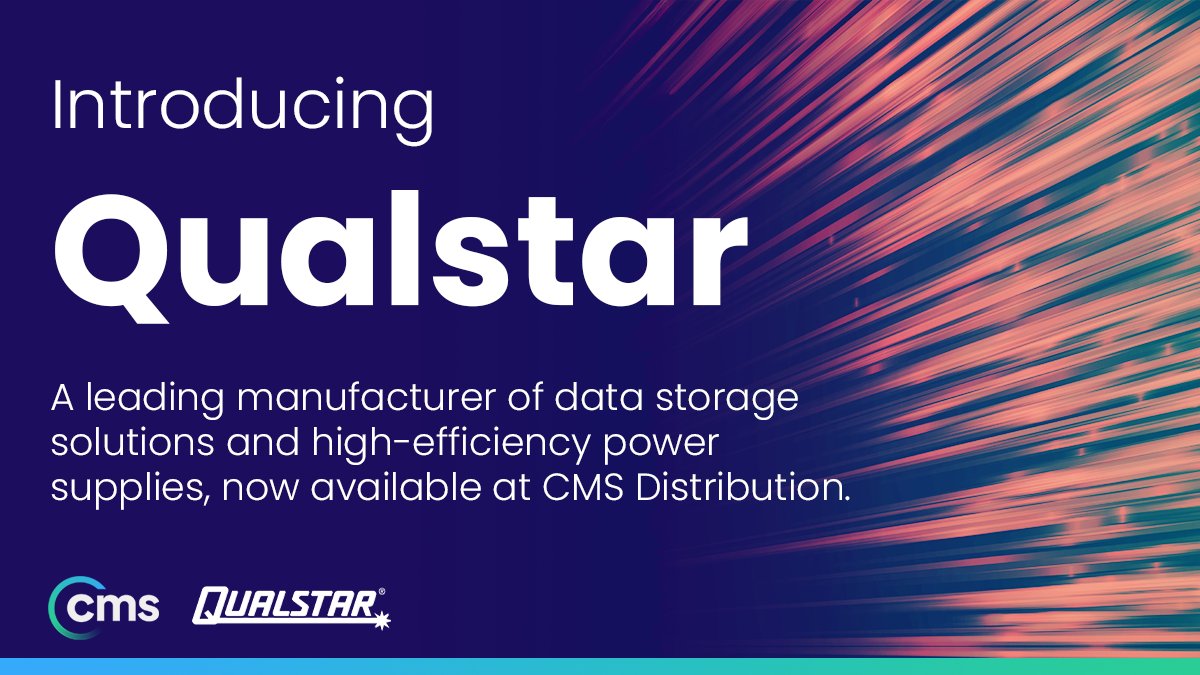 CMS Distribution (@cmsdistribution) on Twitter photo We are pleased to announce a new partnership between CMS & <a href="/Qualstar_/">Qualstar Corporation</a>, a leading manufacturer of intelligent data storage solutions & high-efficiency power supplies.
Press Release: eu1.hubs.ly/H0mgv4W0
Vendor Page: eu1.hubs.ly/H0mgvbs0
#CMSDistribution #Qualstar We are pleased to announce a new partnership between CMS & <a href="/Qualstar_/">Qualstar Corporation</a>, a leading manufacturer of intelligent data storage solutions & high-efficiency power supplies.
Press Release: eu1.hubs.ly/H0mgv4W0
Vendor Page: eu1.hubs.ly/H0mgvbs0
#CMSDistribution #Qualstar