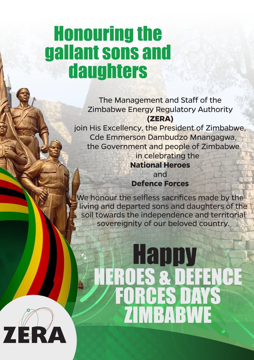 zeraenergy's tweet image. Today, we honour the selfless sacrifice made by the living and departed sons and daughters of the land!
#Ourheroes #OurDefence forces!
