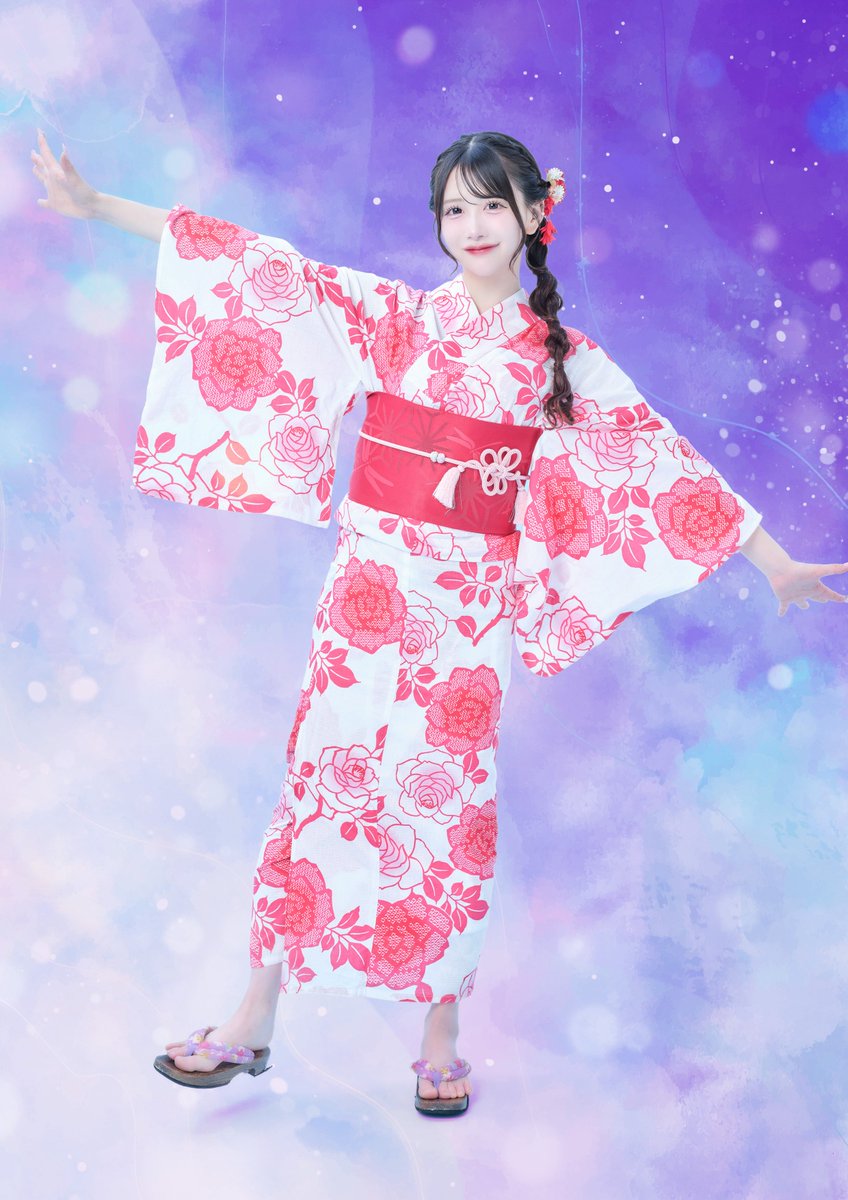 🎐浴衣ビジュアル公開🎐 ꙳˖°⌖.꙳꙳˖°⌖.꙳ 💜七瀬にこ 「夏の思い出