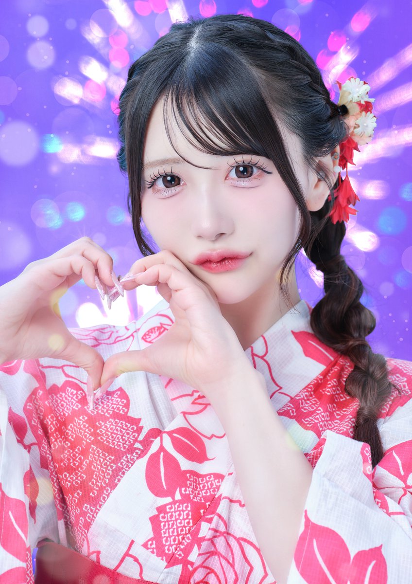 🎐浴衣ビジュアル公開🎐 ꙳˖°⌖.꙳꙳˖°⌖.꙳ 💜七瀬にこ 「夏の思い出