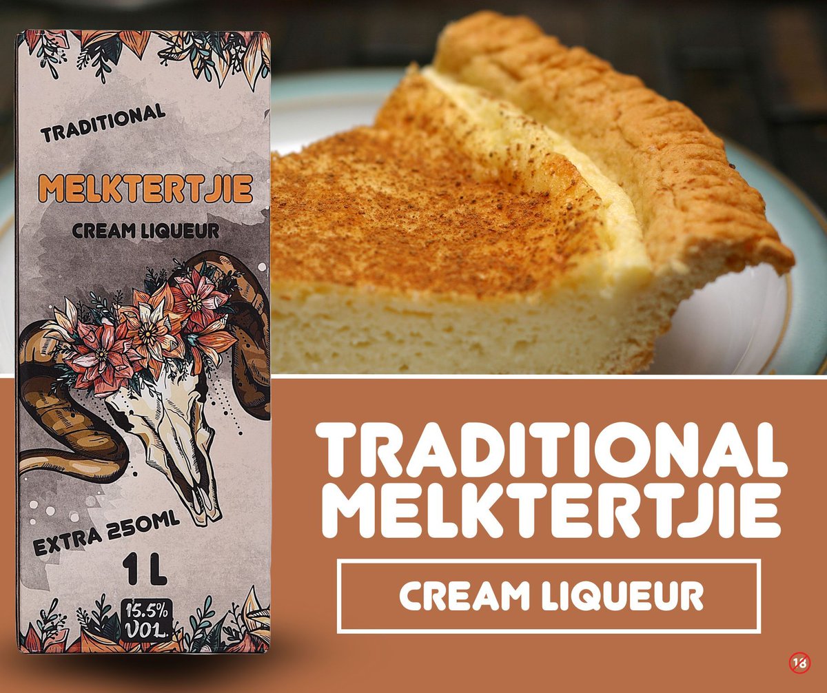 BattlefieldDis2's tweet image. 🍮 Traditional comfort in a glass.
Melktertjie Cream Liqueur brings smooth, spiced flavour inspired by the classic dessert we all love. 
🛒 bat-distel.co.za
🛡️ Drink met jou hart®
#Melktertjie #CreamLiqueur #BattlefieldDistillery
18+ | Drink responsibly