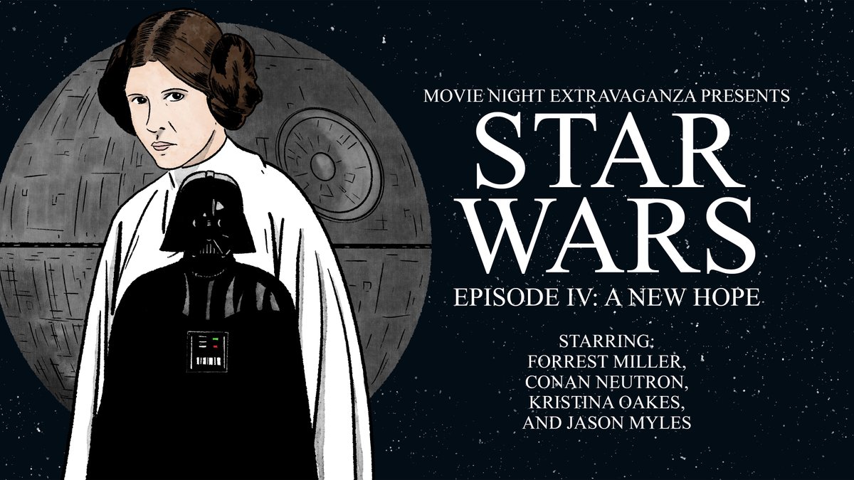 Movie Night Extravaganza ๐ฅ๐ฌ๐ฝ๏ธ๐๏ธ (@movienightextra) on Twitter photo On the next episode (8/12) 8e/7c/6m/5p
We are continuing our Star Wars Month with the ORIGINAL 1977 Star Wars: A New Hope with Jason Myles <a href="/J_Myles_TIR/">J. Myles of TIR</a>!! <a href="/conanneutron/">Conan Neutron</a> <a href="/cosmepolitics/">kristina.</a> <a href="/AlwaysFlacko/">Forrest Miller ๐ฅ๐</a> #ANewHope #GeorgeLucas #StarWars
youtube.com/live/c-fbA3Q2Xโฆ On the next episode (8/12) 8e/7c/6m/5p
We are continuing our Star Wars Month with the ORIGINAL 1977 Star Wars: A New Hope with Jason Myles <a href="/J_Myles_TIR/">J. Myles of TIR</a>!! <a href="/conanneutron/">Conan Neutron</a> <a href="/cosmepolitics/">kristina.</a> <a href="/AlwaysFlacko/">Forrest Miller ๐ฅ๐</a> #ANewHope #GeorgeLucas #StarWars
youtube.com/live/c-fbA3Q2Xโฆ