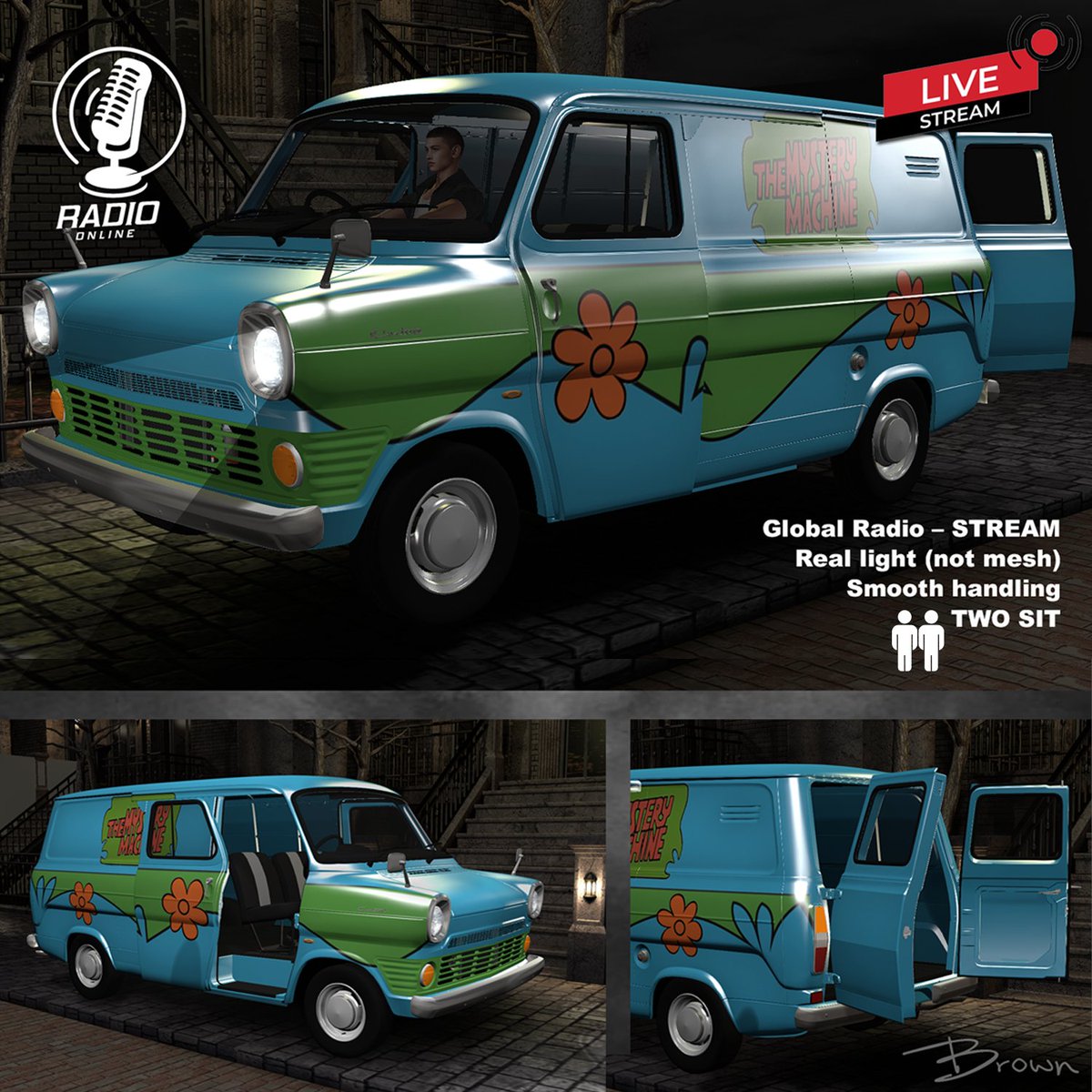 Roger_pimentel7's tweet photo. 6401 CAR VAN MYSTERY MACHINE SCOOBY DOO

https://t.co/AuZ1tE3Qpb

https://t.co/cAsGNZyXyV

#secondlife #SLMarketplace #metaverse #SLFashion #SecondLifeAvatar #secondlifefashion #SLRoleplay #SecondLifeDesign #LindenLab #SecondLifeBirthday #SL22B #MeetTheLindens https://t.co/BL5SKSuupV