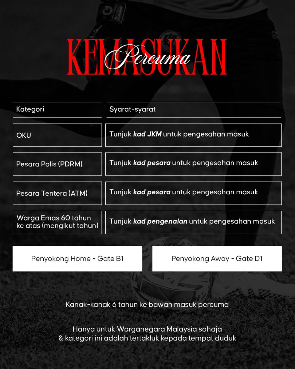 Home Sweet Home 🏟 first home match of the season! See you at the stadium Warga Kota!

⚽️ KL City FC v Sabah FC
🗓 13 August 2025
⏱ 9:00pm
🏟 Stadium Bolasepak Kuala Lumpur