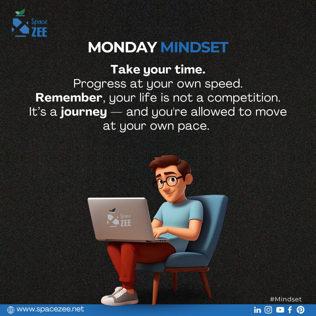 spacezeetech's tweet photo. Not all progress is loud. 🌿
Some days, winning just means moving forward — even if it’s one small step.

Own your pace. 💪 

#MondayMindset #SpaceZee #CareerDevelopment #TogetherToGreatness #skill++ #productdevelopment https://t.co/K9pAF70u11