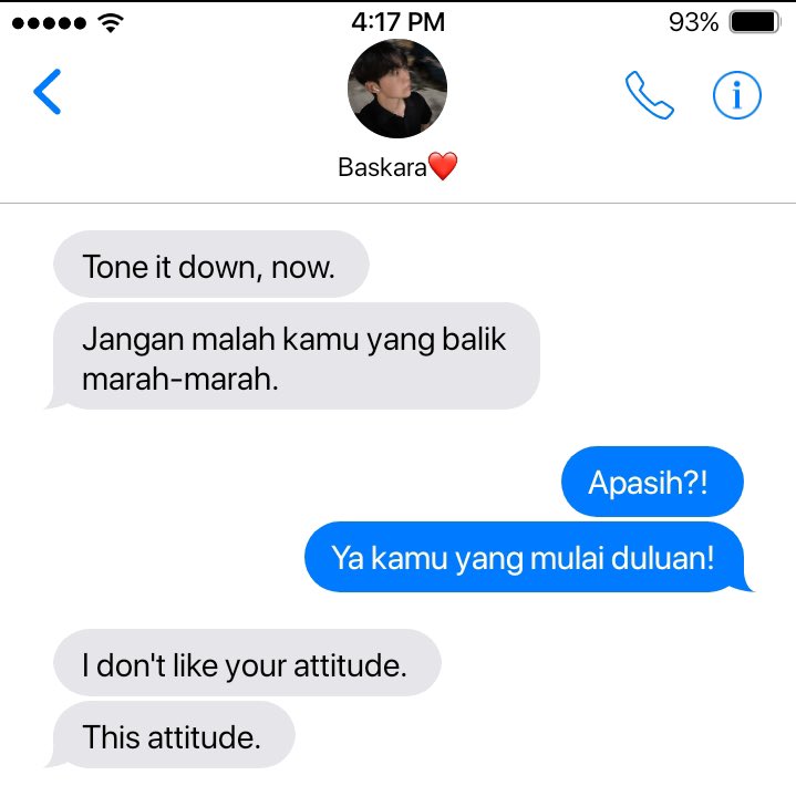 lookhereagain's tweet photo. I don’t like your attitude. 
boo seungkwan seventeen few tweets au. https://t.co/MhYPoYiaEI