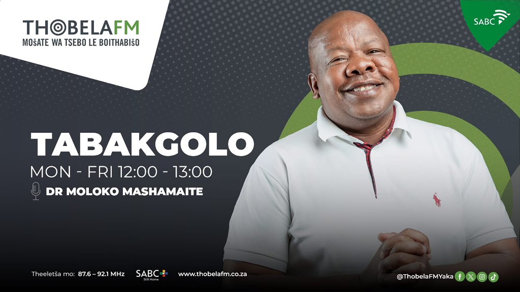ThobelaFMYaka's tweet photo. Tabakgolo ka Dr Moloko Mashamaite
 
1. Le bona phathi ya Floyd yeo e sa tšwago go hlongwa Mayibuye ele maemong a mabotse go ka tsenela dikgetho tša išago tsa dipušoselegae?
2. Go ya ka lena, maloko a phathi ya Floyd  a swanetše go tšwa kae, e swanetše go ba bomang? 

📲0718959302 https://t.co/MyjLQ9gdXT