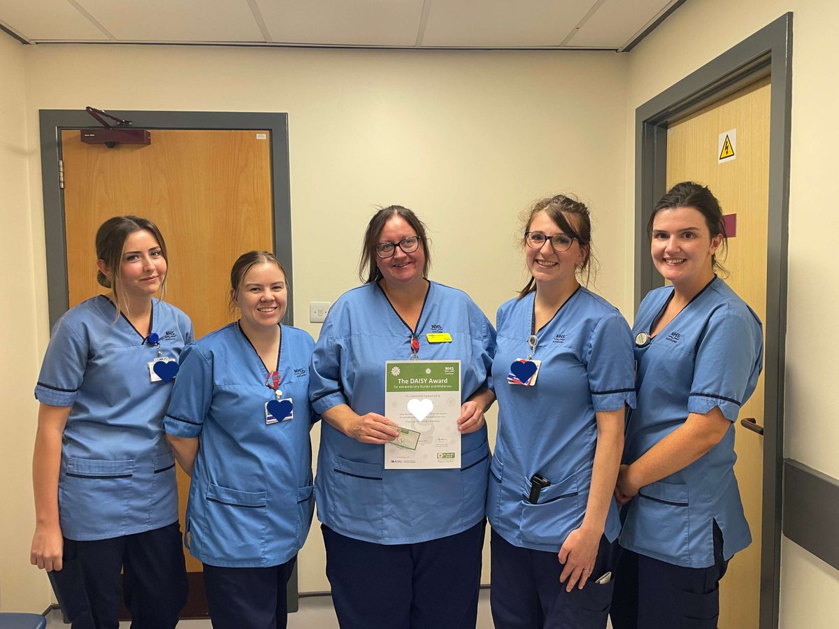 NHSGrampian's tweet image. Congratulations to Claire, Staff Nurse @DrGrays_Elgin, who has received her first #DAISYAward nomination in recognition of her professional and caring nature.

#DAISYNurses #DAISYMidwives #NHSGDAISY #ProudToBeNHSG @DAISY4Nurses