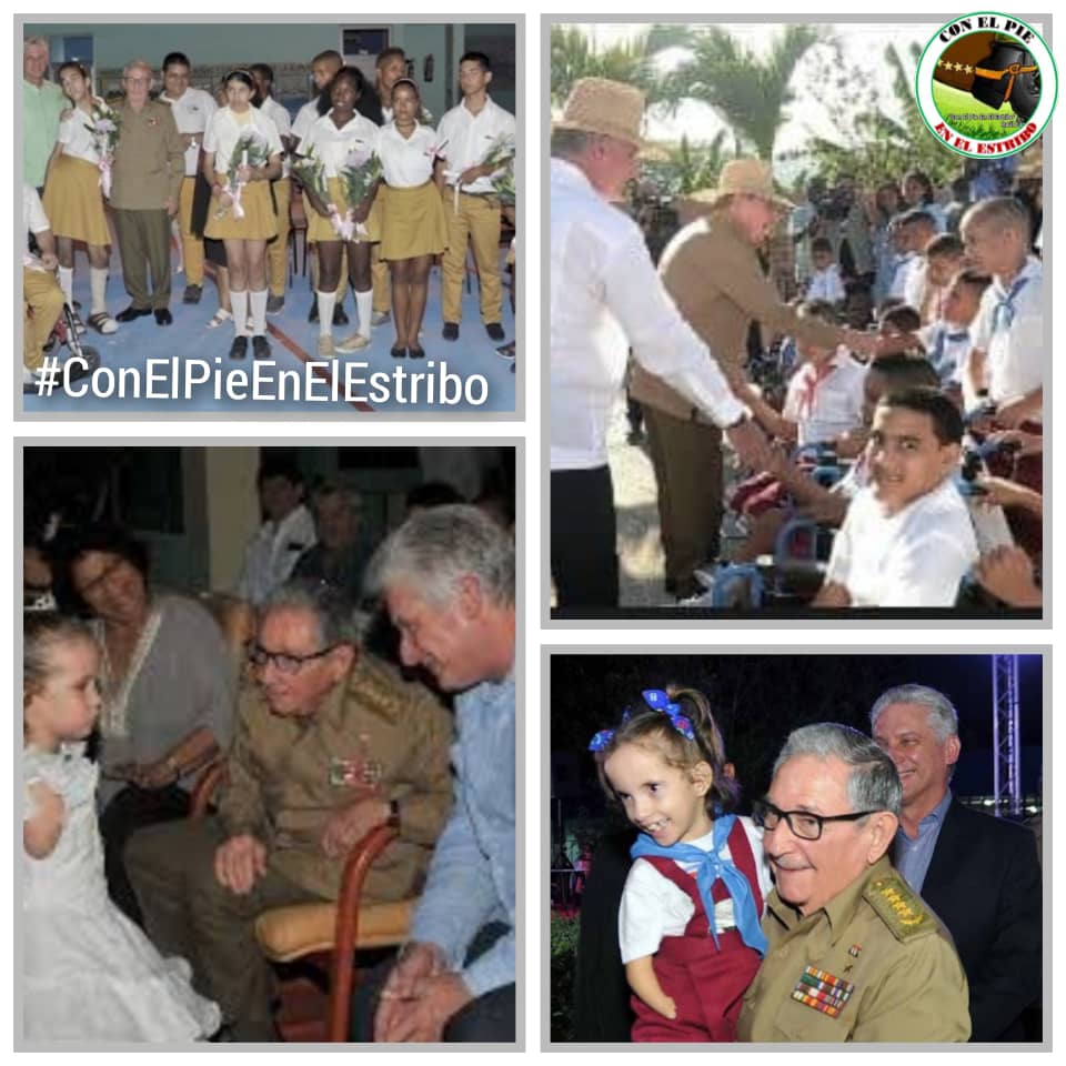 Raúl Castro ha sido una figura destacada en la educación y la formación de niños cubanos, visto como un símbolo de la Revolución
#RaúlEsRaúl
#ConElPieEnElEstribo