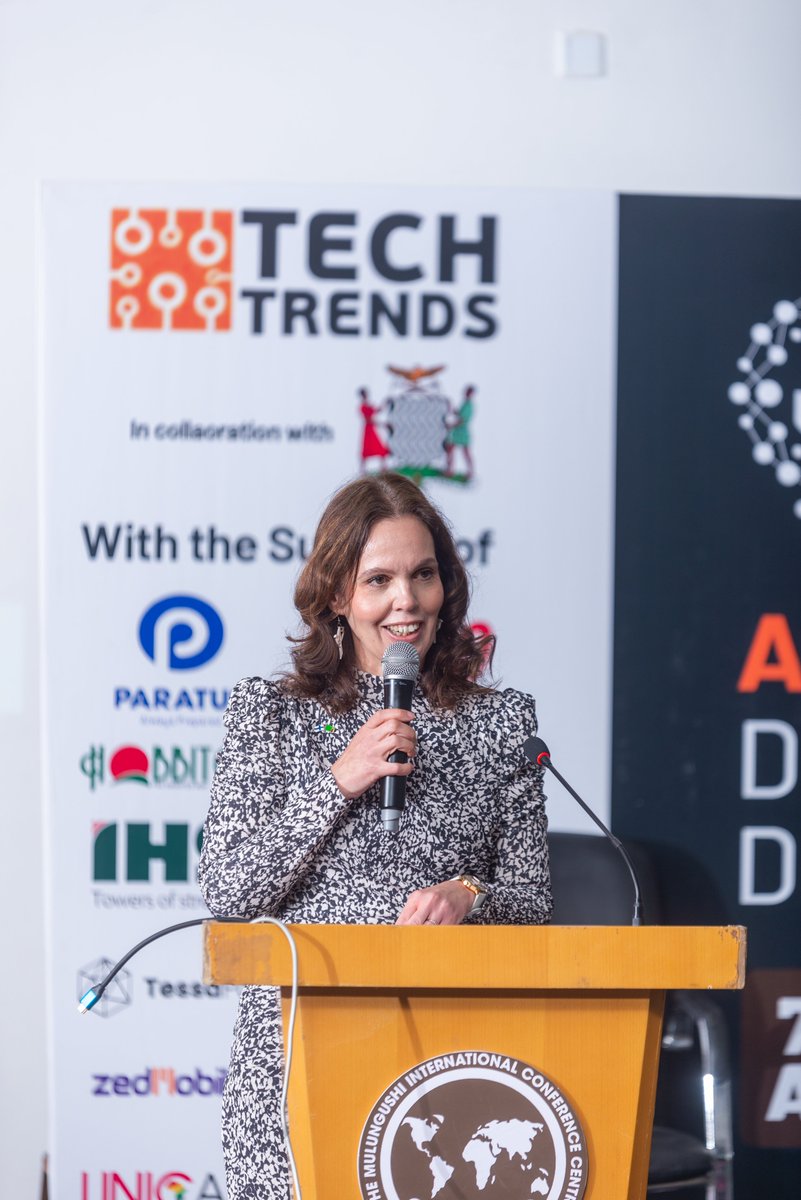 𝗙𝗶𝗻𝗹𝗮𝗻𝗱 𝗮𝗻𝗱 𝗭𝗮𝗺𝗯𝗶𝗮: 𝗕𝘂𝗶𝗹𝗱𝗶𝗻𝗴 𝗘𝗾𝘂𝗮𝗹 𝗣𝗮𝗿𝘁𝗻𝗲𝗿𝘀𝗵𝗶𝗽𝘀 𝗳𝗼𝗿 𝗮 𝗗𝗶𝗴𝗶𝘁𝗮𝗹 𝗙𝘂𝘁𝘂𝗿𝗲

At Zambia Tech-Xpo 2025, Finland’s Ambassador to Zambia, Her Excellency <a href="/SaanaHalinen/">Saana Halinen</a> of <a href="/FinlandinZambia/">Finland in Zambia</a>, shared an inspiring message on technology,