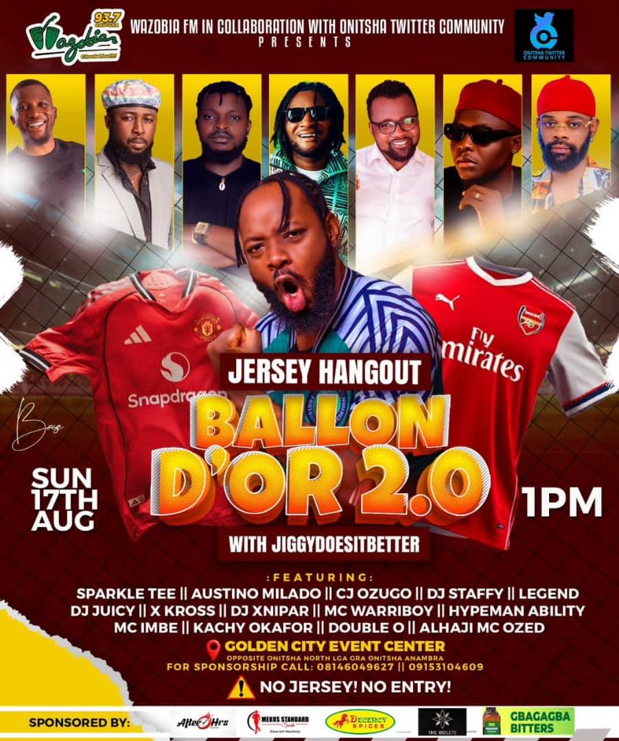 scholasticaife2's tweet image. Onitsha Twitter Community and WazobiaFm Onitsha, brings you #OnitshaTwitterJerseyHangout cum #BallondorwithJiggy. Come, let&apos;s make merry and have fun as we usher in the 2025/2026 season. Maximum fun is assured. 

Pls, help me choose what to wear - the trousers or the skirt?
